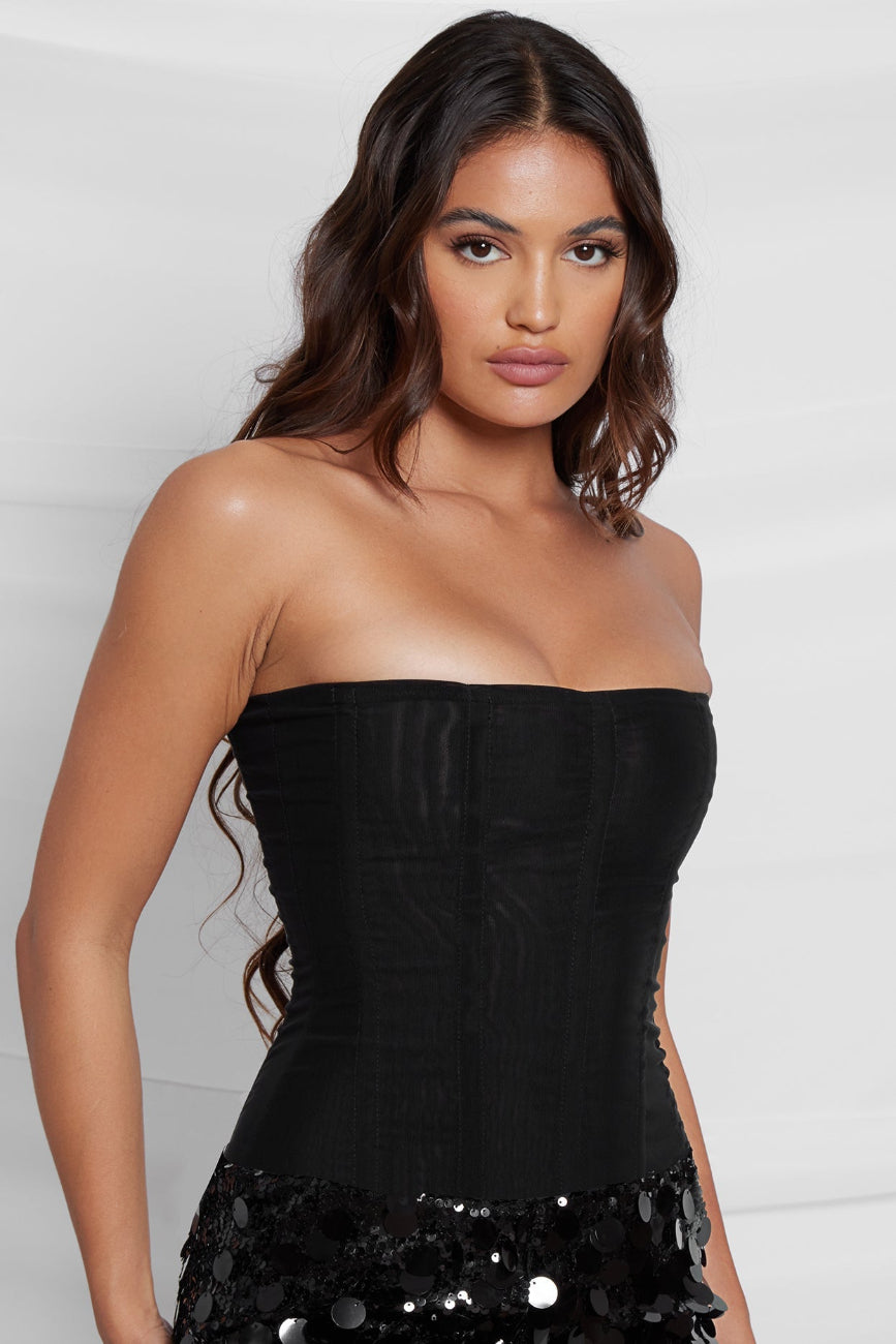 Corpetto Velato | Bustier Top