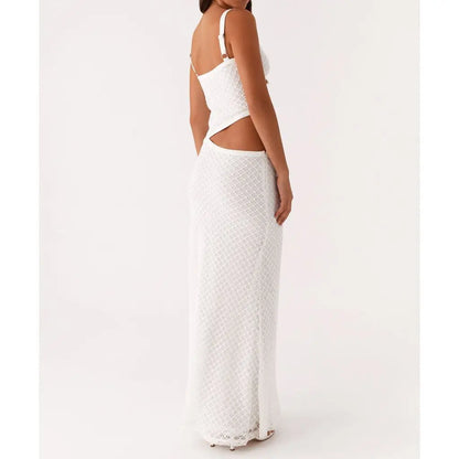 Lunaria | Cutout Plaid Maxi