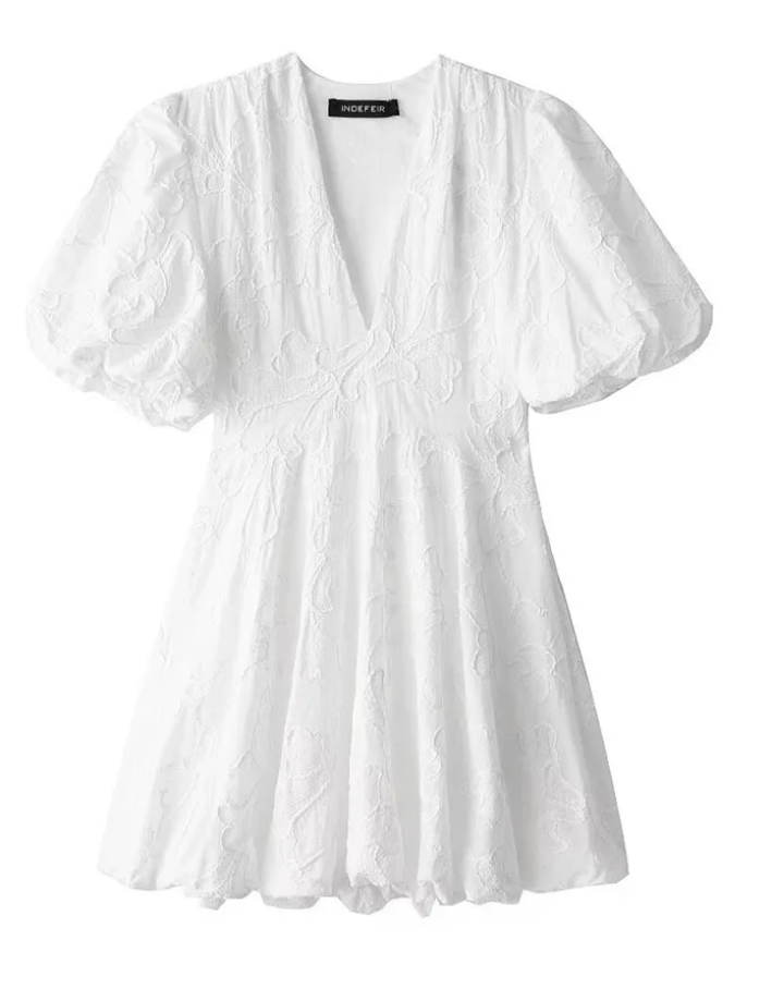 Fiore Bianco | Midi Dress