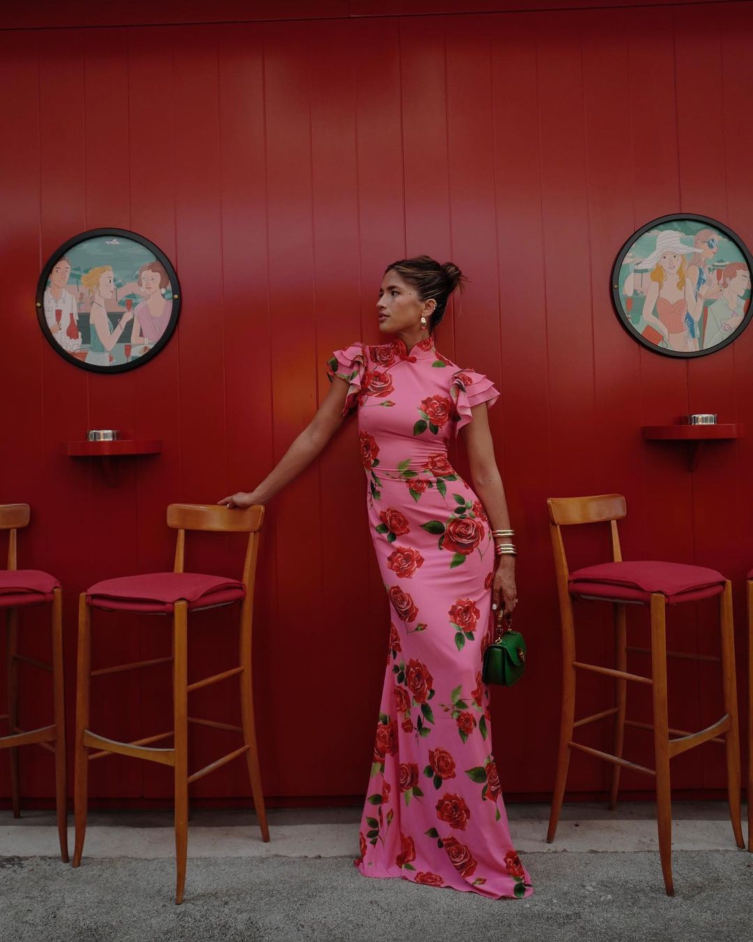 Rafaella | Rose Print Maxi Dress