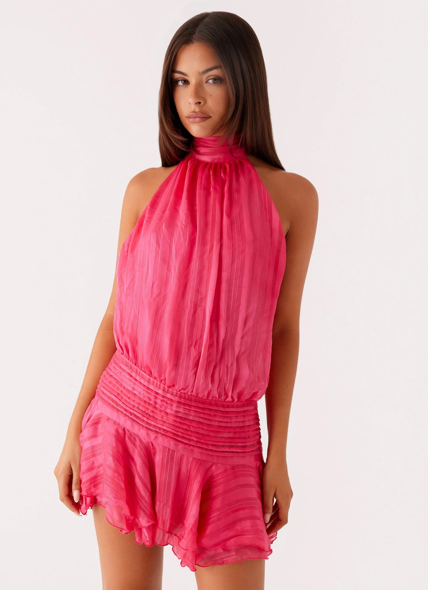 Salice | Chiffon Mini Dress