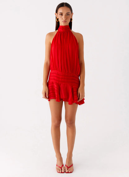 Salice | Chiffon Mini Dress