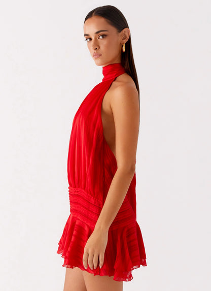Salice | Chiffon Mini Dress