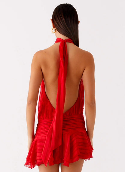 Salice | Chiffon Mini Dress