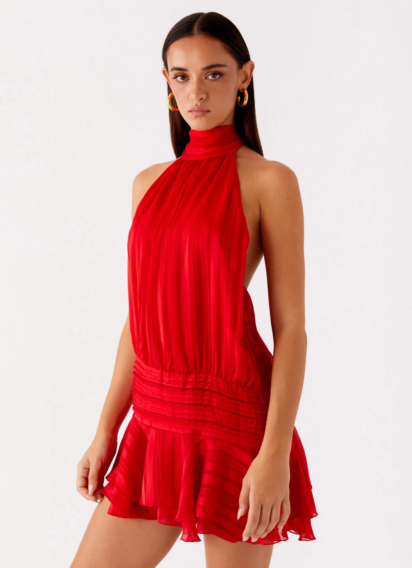 Salice | Chiffon Mini Dress