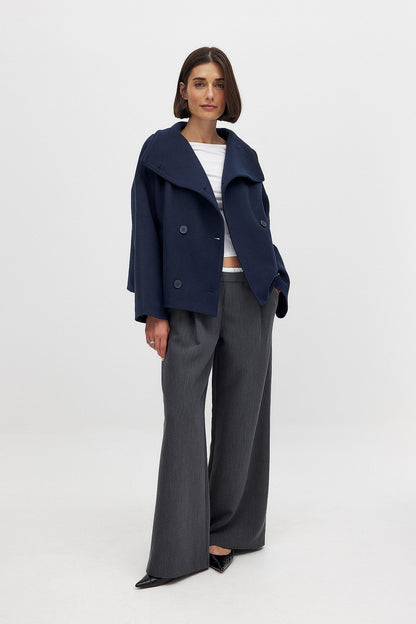 Oro | Wool Coat Blue