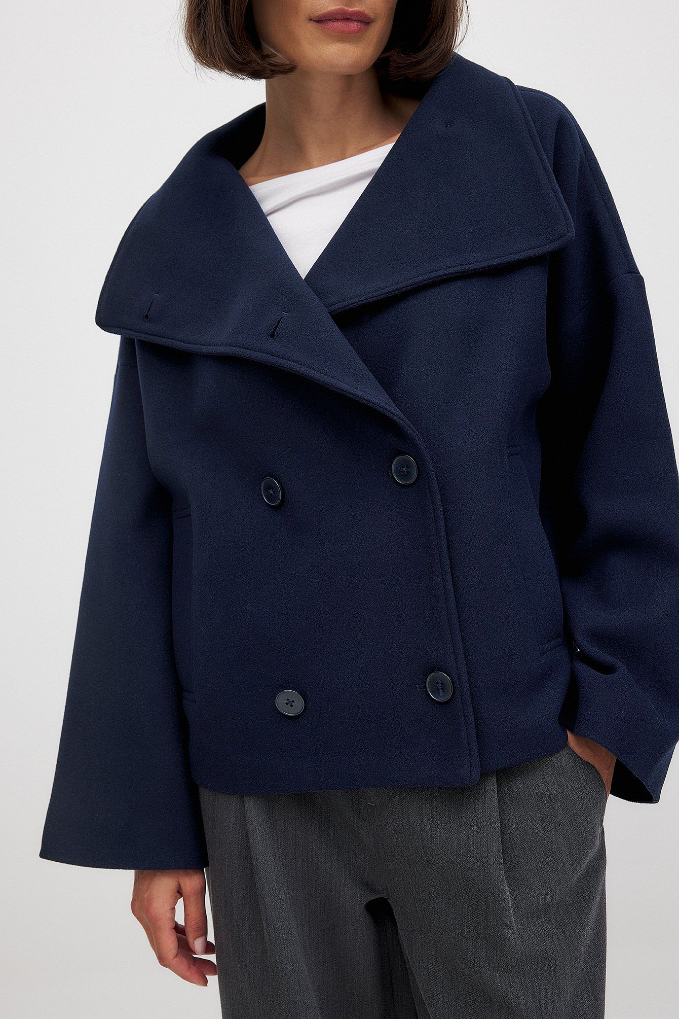 Oro | Wool Coat Blue