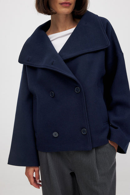 Oro | Wool Coat Blue