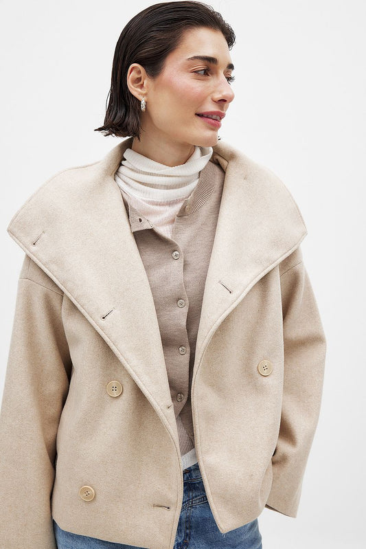 Oro | Wool Coat Beige