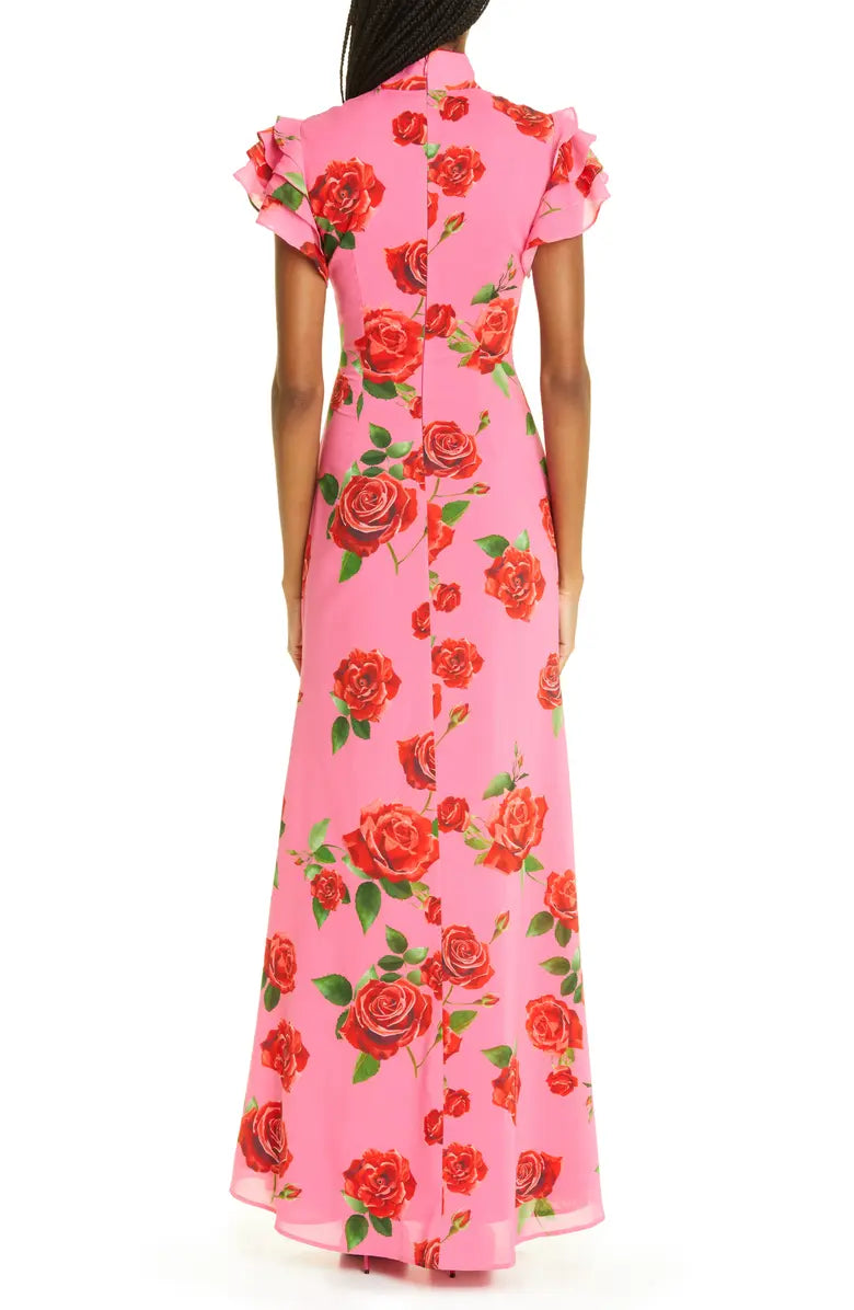 Rafaella | Rose Print Maxi Dress