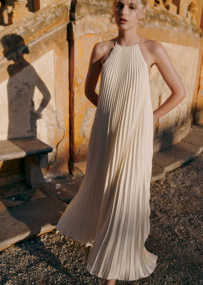 Plissé | Halterneck Dress