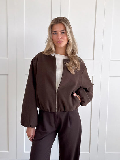 Lana | Wool Bomber Jacket