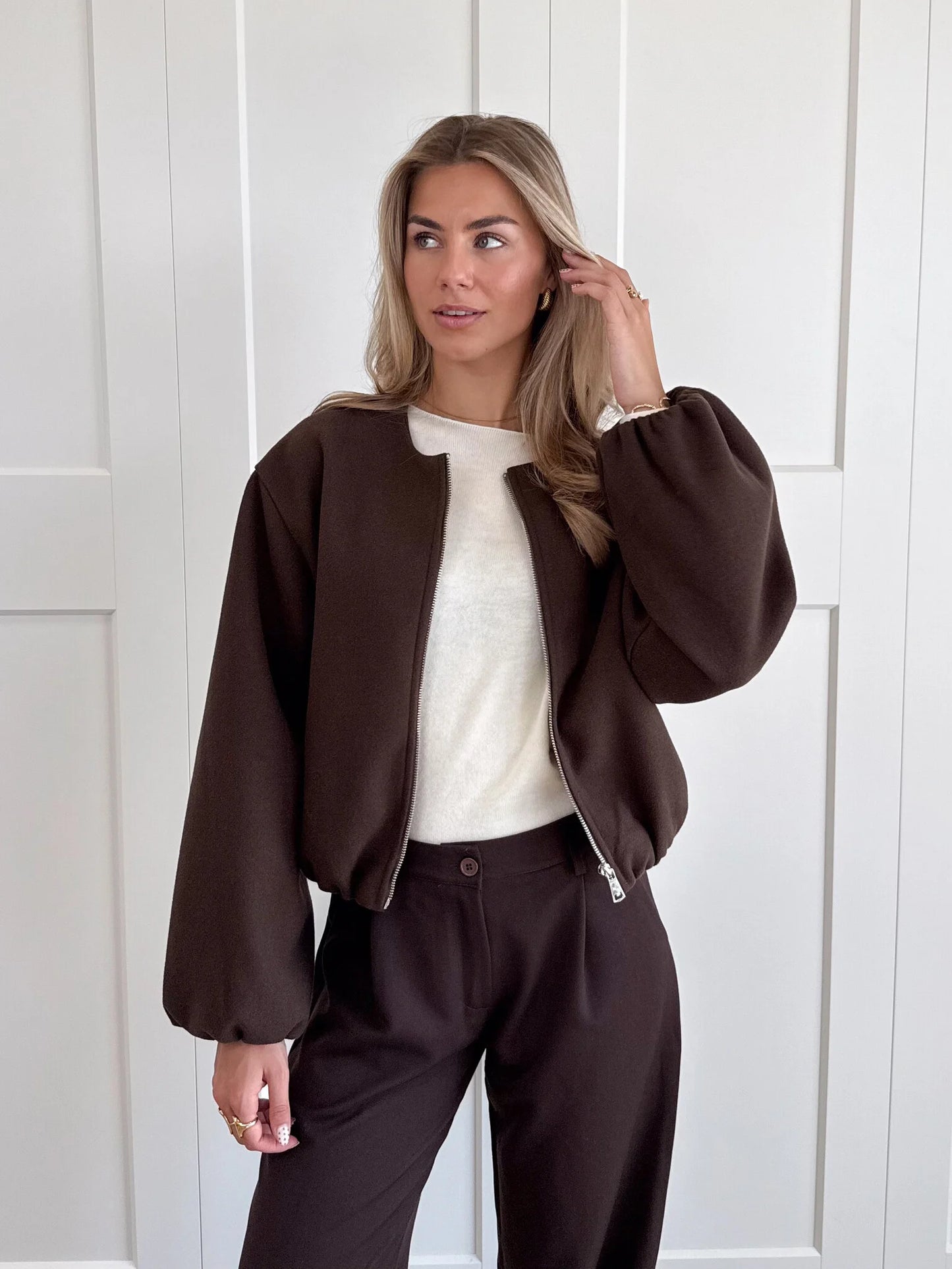 Lana | Wool Bomber Jacket