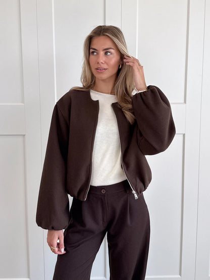 Lana | Wool Bomber Jacket