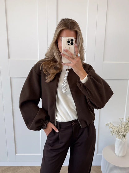 Lana | Wool Bomber Jacket