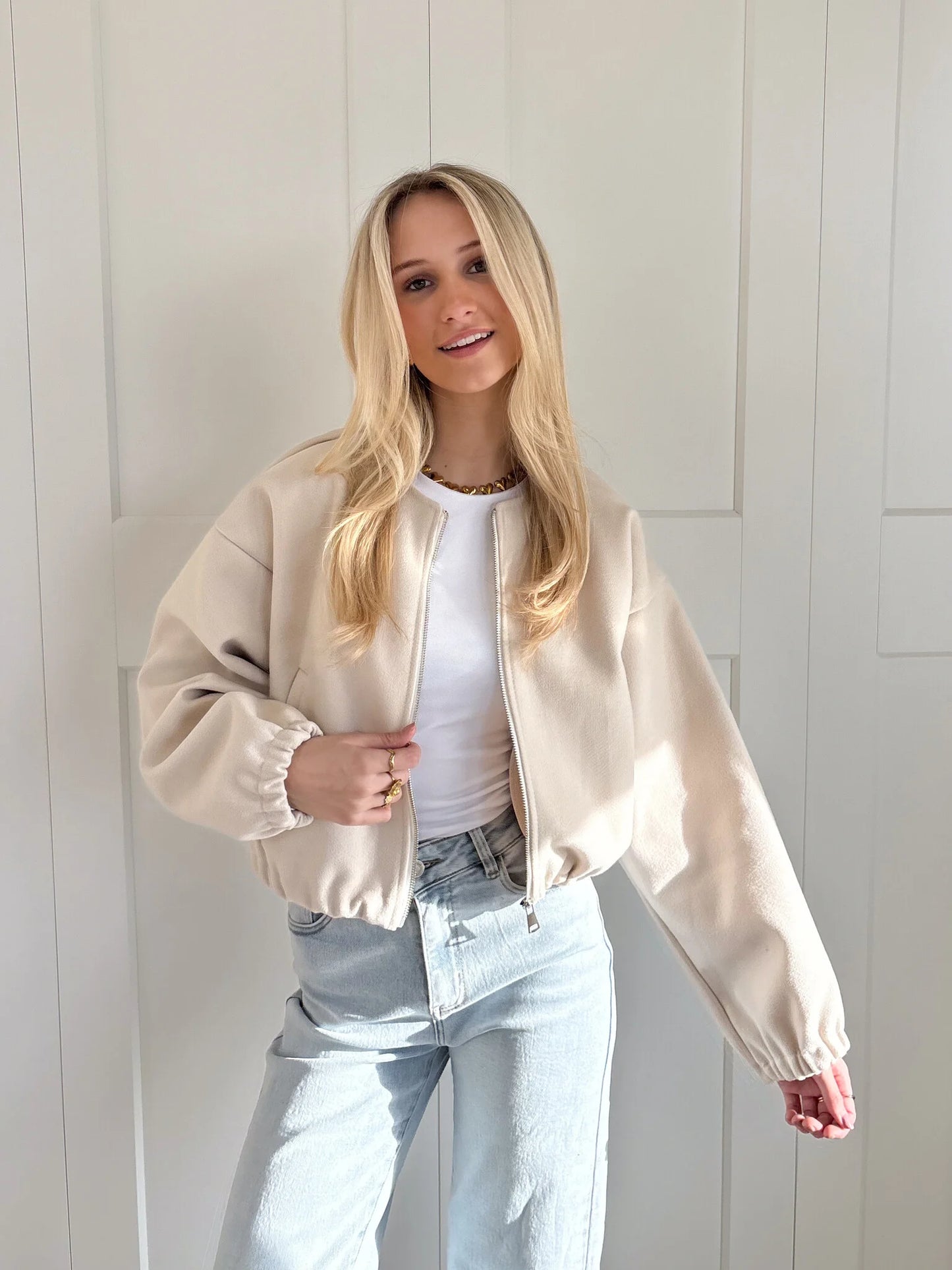 Lana | Wool Bomber Jacket