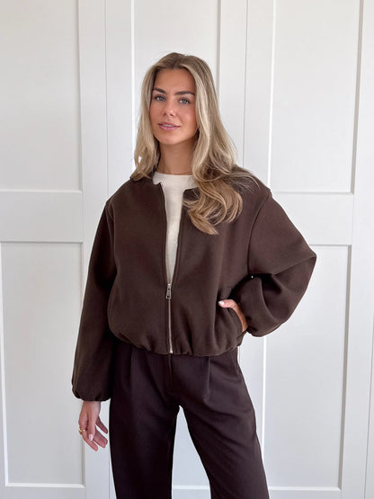 Lana | Wool Bomber Jacket