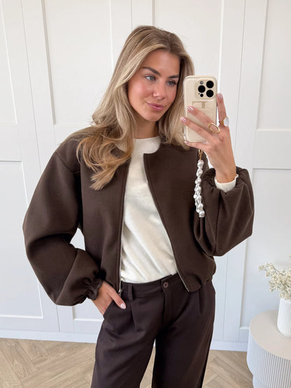 Lana | Wool Bomber Jacket