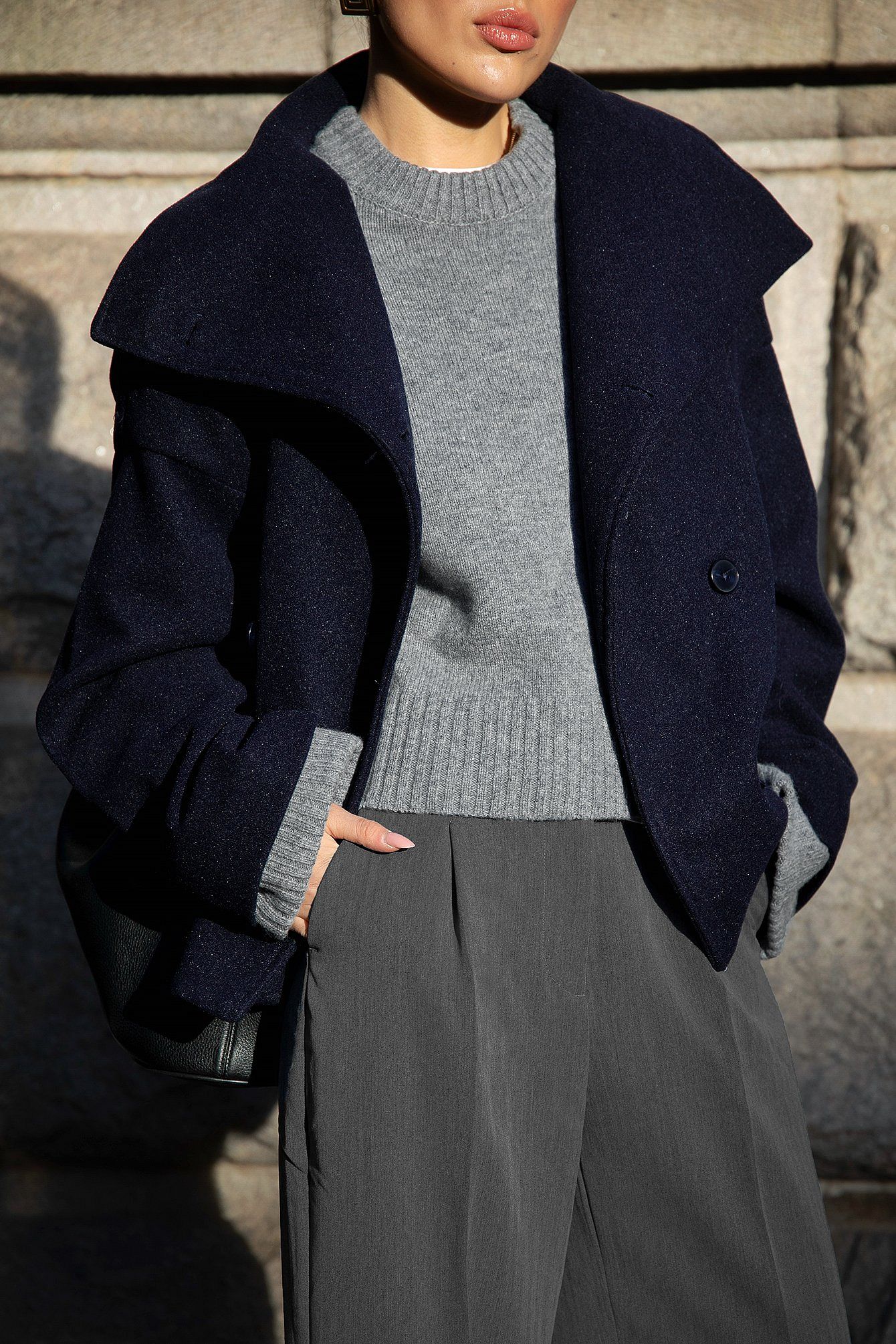 Oro | Wool Coat Blue