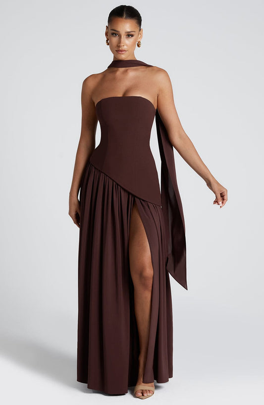 Sciarpa | Strapless Maxi Dress