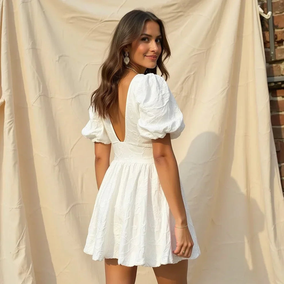 Fiore Bianco | Midi Dress
