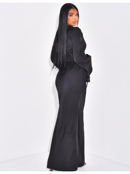 Raso | Satin Maxi Dress