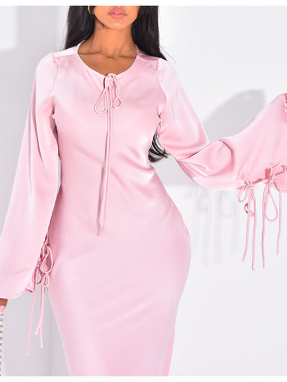 Raso | Satin Maxi Dress
