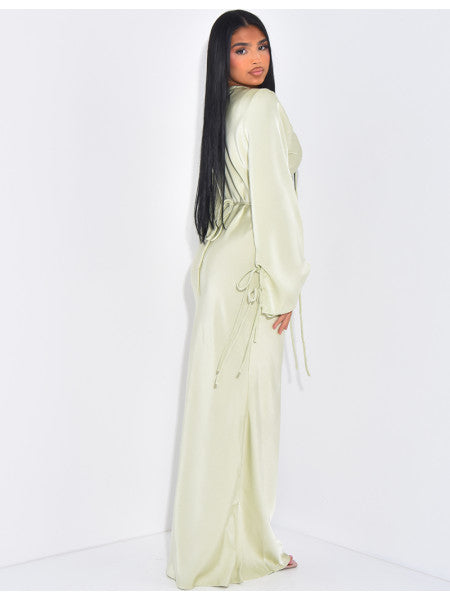 Raso | Satin Maxi Dress