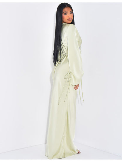 Raso | Satin Maxi Dress