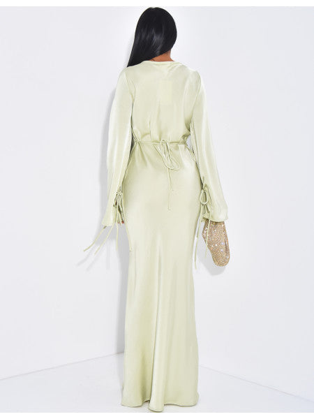 Raso | Satin Maxi Dress