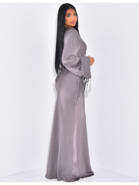 Raso | Satin Maxi Dress