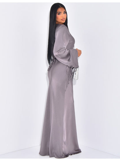 Raso | Satin Maxi Dress
