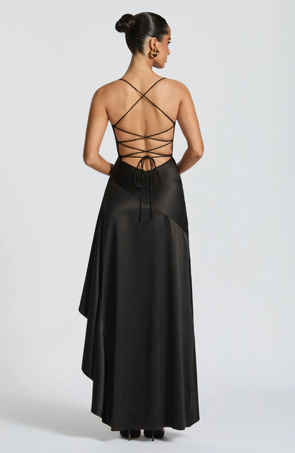 Zieta | Satin Maxi Dress