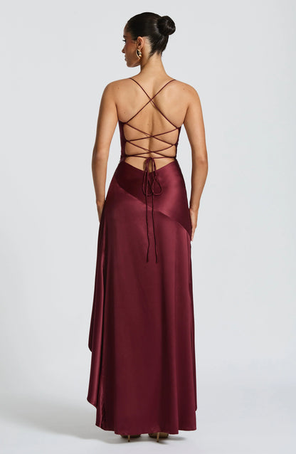Zieta | Satin Maxi Dress