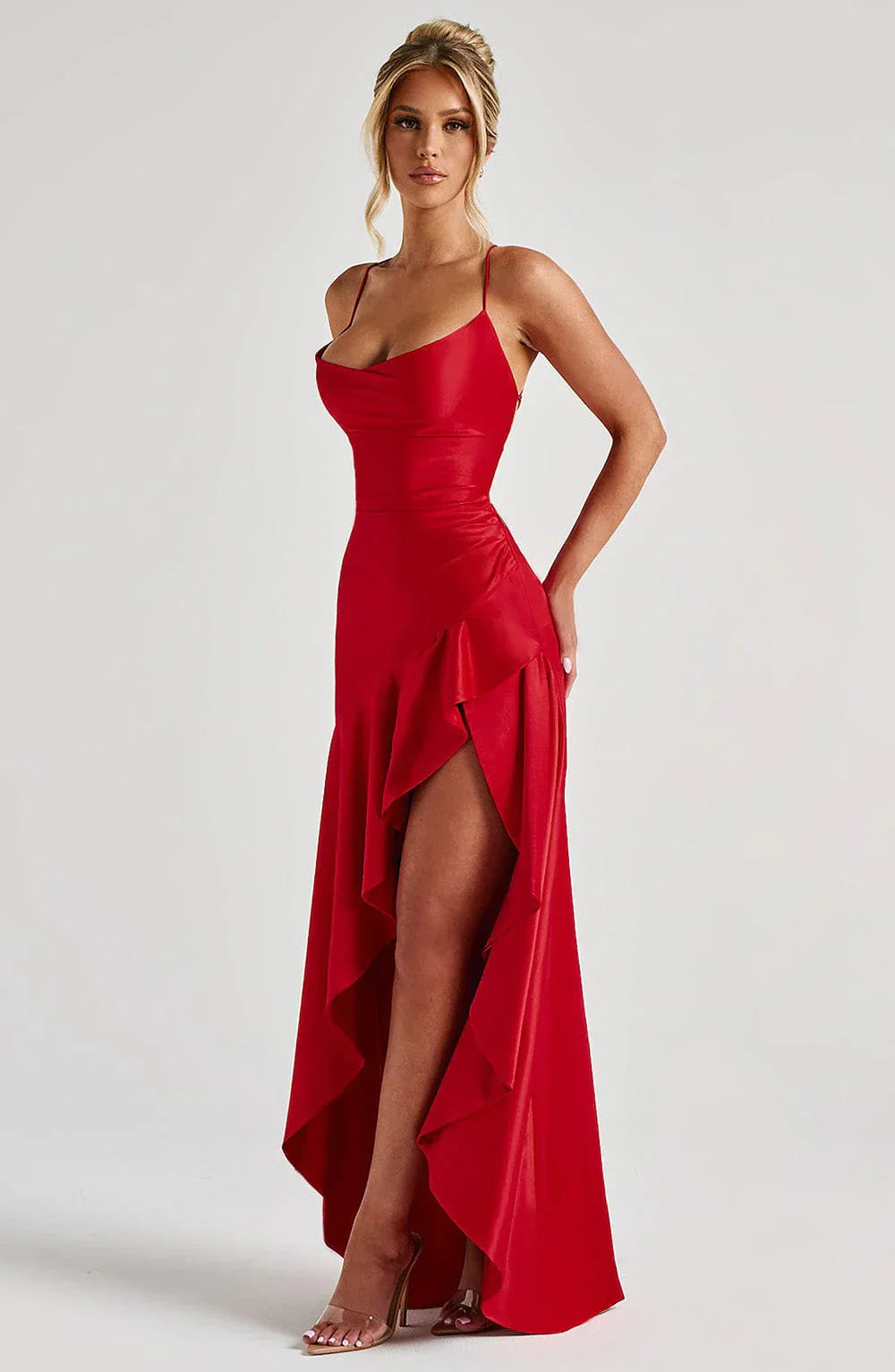 Zieta | Satin Maxi Dress