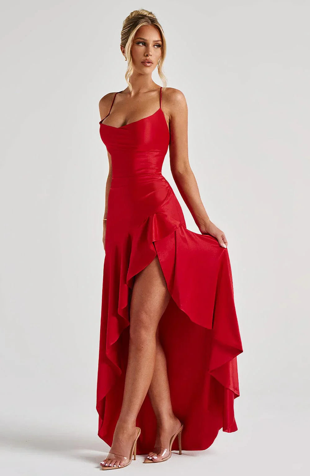 Zieta | Satin Maxi Dress