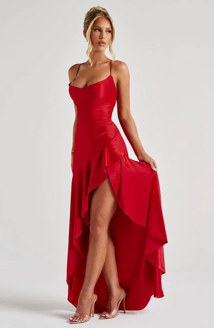 Zieta | Satin Maxi Dress