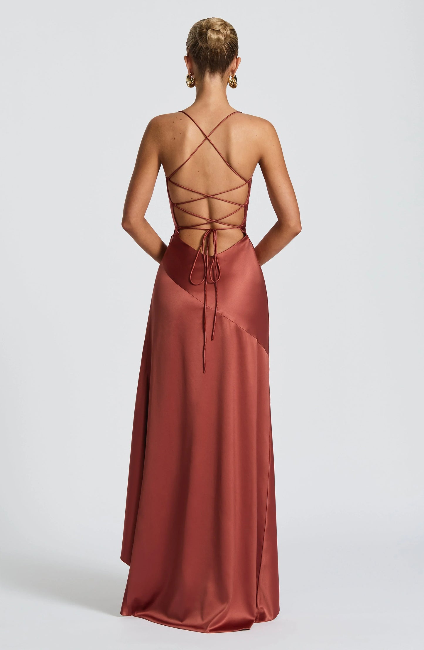 Zieta | Satin Maxi Dress
