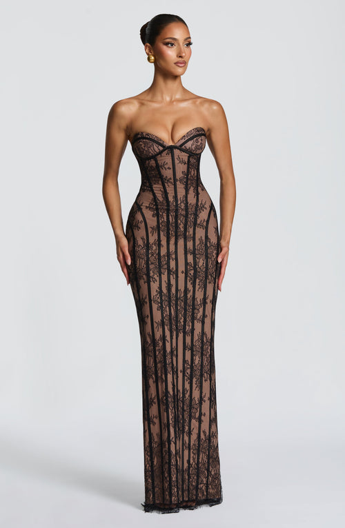 Serata | Lace Maxi Dress
