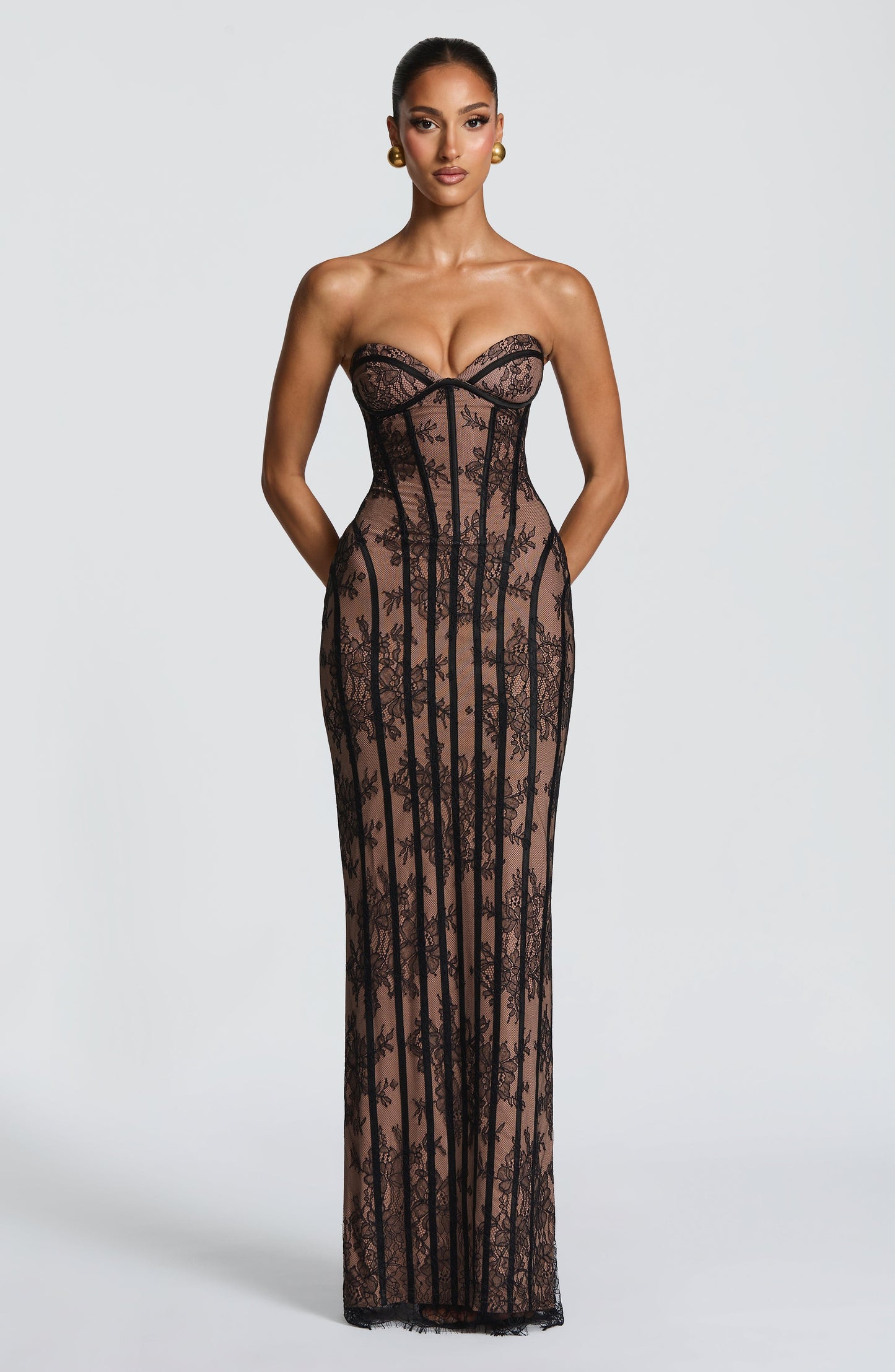 Serata | Lace Maxi Dress