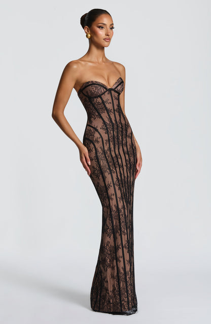 Serata | Lace Maxi Dress