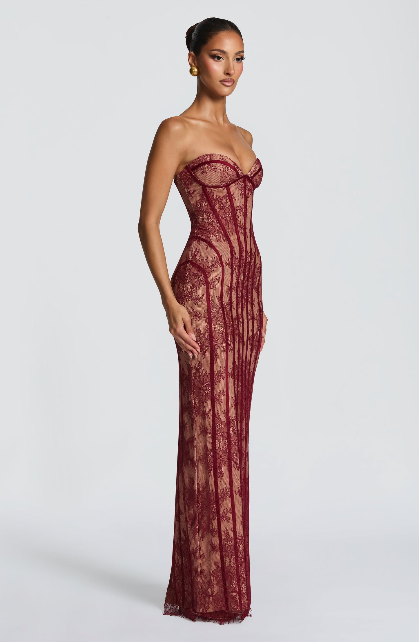 Serata | Lace Maxi Dress