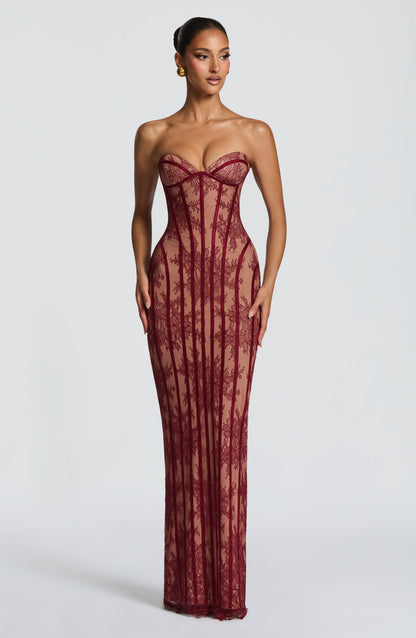 Serata | Lace Maxi Dress