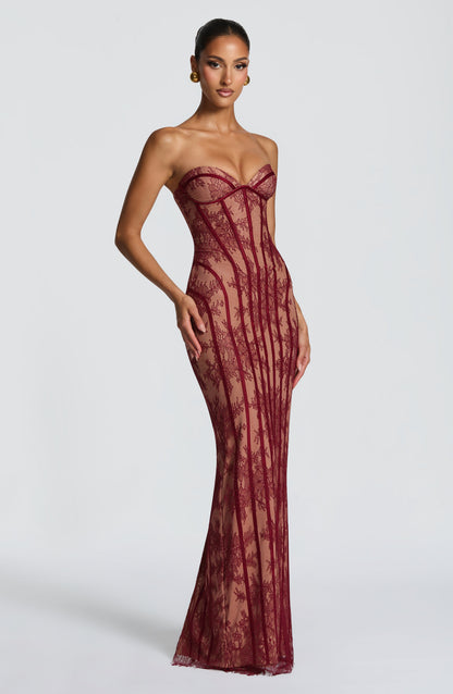 Serata | Lace Maxi Dress