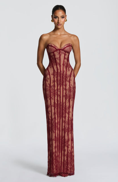 Serata | Lace Maxi Dress