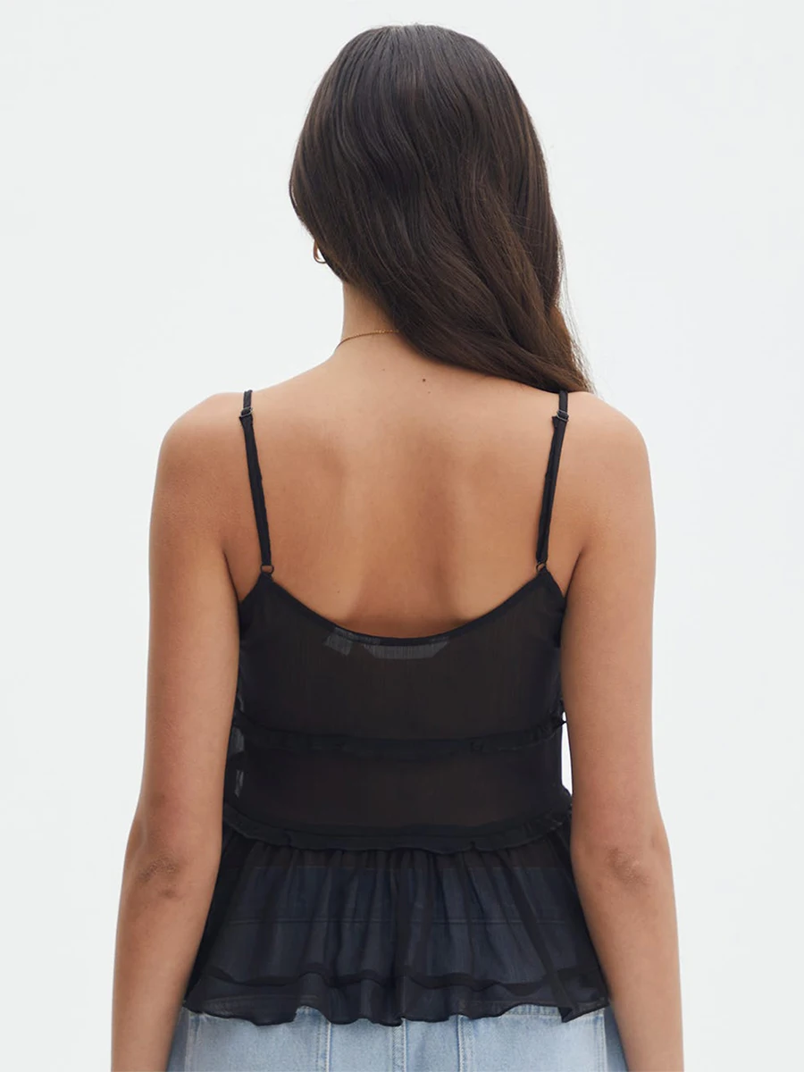 Top Fatato | Chiffon Blouse