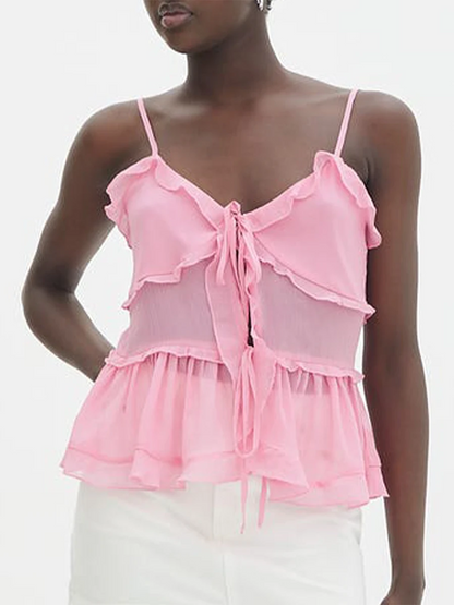 Top Fatato | Chiffon Blouse