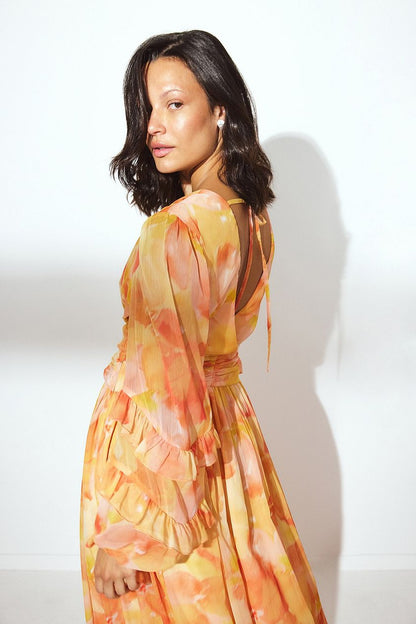 Chiffon | Maxi dress