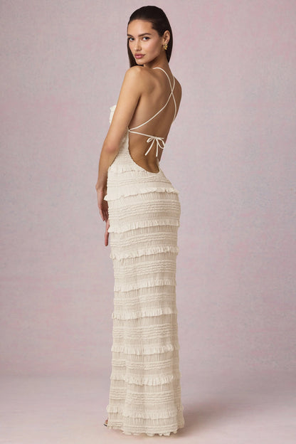 Vento | Ruffled Maxi dress