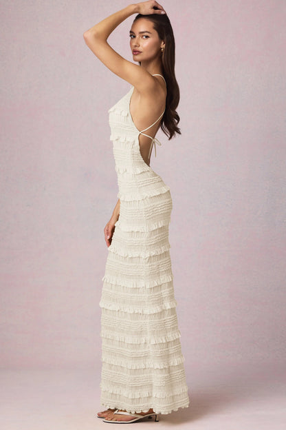 Vento | Ruffled Maxi dress